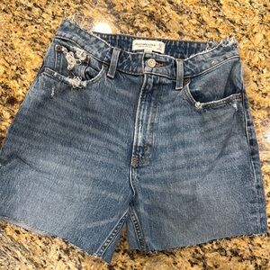 Abercrombie & Fitch Blue Denim High Rise Jeans